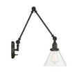 thumbnail image 3 of Drake 1-Light Adjustable Wall Sconce in Matte Black, 3 of 6