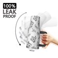 thumbnail image 3 of 40oz Pioneer Flower Floral Print Pattern Insulated Tumbler with Handle, BPA-Free Leak Proof Lid and Straws, Double Wall Vacuum, Hot 12h/Cold 34h, 3 of 6