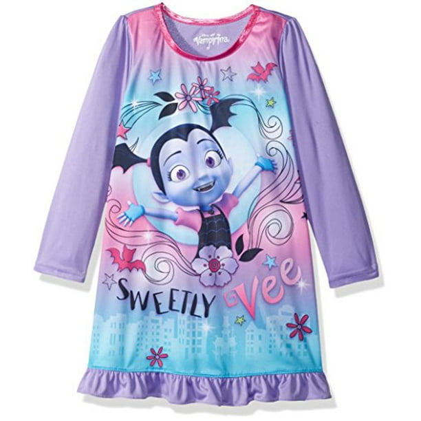 Disney Disney Girls' Toddler Nightgown, Vampirina Sweet Violet, 3T