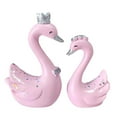 thumbnail image 2 of Estatua decorativa de figuras Estatua de Cisne en Miniatura, 2 Uds., Escultura de Animal Hecha , , Novedad, de Jardín de Hadas para , Decoración Inte , Magideal Estatua decorativa de figuras, 2 of 7