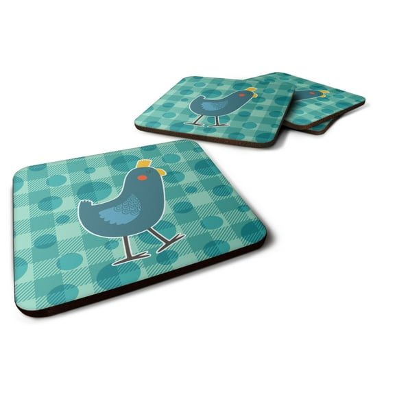 Polkadot Chicken Foam Coaster Set of 4