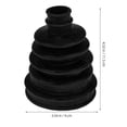thumbnail image 2 of OUNONA Easy Install Rubber Car Axle Joint Boot Cover for Steering Mechanism Protection, 2 of 8