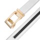 thumbnail image 3 of Belt Automatic Leather Western Decorative Waist Belt, Women Men Business Suit, Easy-Click No Holes Coloured Buckle, High-Quality Leather Foldable Adjustable, for Office Professional Wear,, 3 of 9