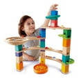 thumbnail image 5 of Hape Quadrilla Wooden Cliffhanger Marble Run Construction Building Set, 94 Pieces, 5 of 6