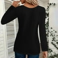 thumbnail image 4 of ABATAB Plus Size Womens Cardigan Shirts Long Sleeve Textured Button down Tops Scoop Neck Casual Comfy Spring Clothes, 4 of 4