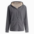 thumbnail image 6 of CAUYDY Women's Fleece Zip Up 3 in 1 Maternity Baby Wearing Hoodie Sweatshirt Jacket, 6 of 9