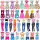 thumbnail image 1 of 10 Piezas Ropa para Muñecas Incluyen 3 Vestidos 1 Vestido Halter Con Lentejuelas 5 Casuales (10 Piezas), 1 of 8