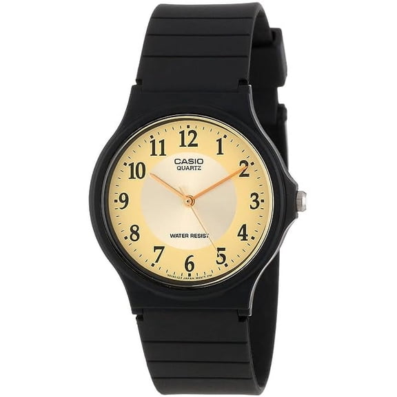 Classic Analog Water Resistant Watch w/ Resin Band - MQ24 - 10 Styles