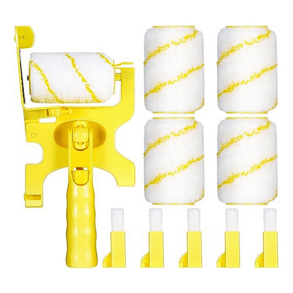 Paint Edge Roller Brush with Extension Pole for Home Room Wall CeilingWindow Painting Cleaning