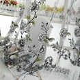 thumbnail image 3 of OAVQHLG3B Tulle Curtains 1 Panel Peony Sheer Curtain Tulle Window Voile Drape Valance for Living Room Bed Room, 3 of 6