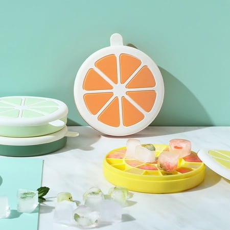 

GROFRY Ice Mold Non-stick Food Grade Materials Silicone Kitchen Elastic Ice Cube Making Mould for Kids