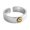 Gold, variant on Fashion Trendy Electroplated Copper Ring, Retro Forest Style, Golden Smiley Face Design, Single Size