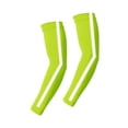 thumbnail image 3 of Mangas de brazo refrescantes multiusos con tira reflectante para mujeres y hombres Amarillo Verde, 3 of 9