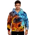 thumbnail image 2 of CONZONE Men's Hoodies Casual Graphic Hoodie For Men Long Sleeve Zip Up Pullover Hooded Sweatshirt Soft Fall Winter Sweatshirts, 2 of 3