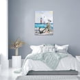 thumbnail image 6 of Beach Wall Art Nautical Lighthouse Anchor Wall Decor Ocean Coastal Pictures Canvas Print Artwork Paintings Home Decorations For Bathroom Living Room Bedroom Framed 12"x16", 6 of 6