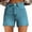 Z4-Sky Blue, variant on Prolriy Jean Shorts Womens, Womens Casual High Waist Denim Shorts Relaxed Fit Artretro Printed Floral Shorts with Pockets Women's Shorts Light Blue XXL