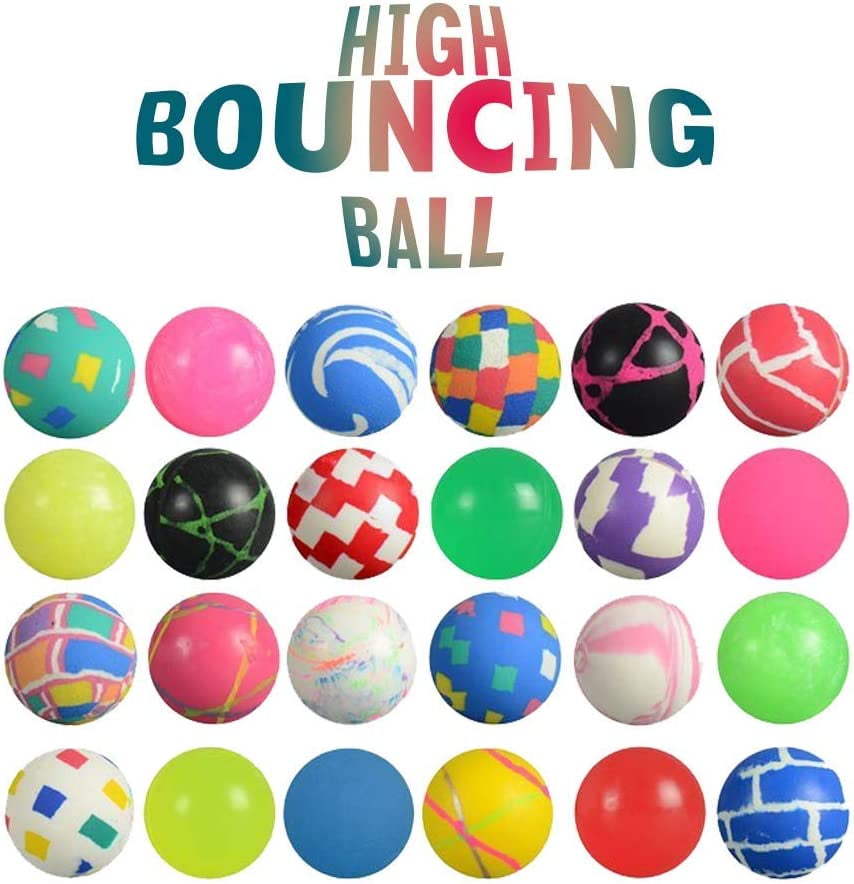 Kicko | High Bounce Ball for Kids - 250pcs (Boys/Girls) - Party Favors, Toy