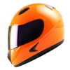 Motorcycle Motocross MX ATV Dirt Bike Youth Full Face Helmet HG316 Glossy Orange