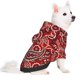 thumbnail image 2 of Balery Vintage Red Paisley Sudadera con Capucha para Perros Pequeños – Ropa para Mascotas, Disfraz para Perros y Gatos, Ideal para Fiestas y Cosplay-XX-Large, 2 of 7