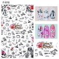 thumbnail image 1 of Adorno de uñas de Halloween, pegatina de dibujos animados, Araña, Calavera, huesos, calabaza, escalofriante, accesorios de Arte de uñas, diseño de calcomanía de uñas DIY, 1 of 4