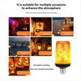 thumbnail image 5 of 2 Bombillas LED de Llama con Base E27, 4 Modos y Efecto Invertido, CA 85-265 V, para Decoración de Fiestas y Hogar B, 5 of 5