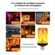 thumbnail image 5 of 2 Bombillas LED de Llama con Base E27, 4 Modos y Efecto Invertido, CA 85-265 V, para Decoración de Fiestas y Hogar A, 5 of 5