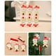 thumbnail image 2 of Wosthever 6 piezas hogar Oficina Hotel portátil Navidad foto Clips decoración caramelo bolsa calcetines abrazaderas colgante gota ornamento Kits de decoración para fiestas Muñeco de nieve Wosthever HA069881-02, 2 of 6