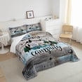 thumbnail image 4 of YST Camper Bedding Set Queen Happy Camping Comforter Set Rv Bunk Accessories Quilt Bedding For Travel Trailers,Boho Moon Stars Decor For Camper Car,Rustic Farmhouse Adventure Duvet Insert, 4 of 6