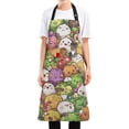 thumbnail image 5 of Fun Cartoon Fruit Chef Kitchen Apron with Pockets for Women Waterproof Aprons for Cooking Baking, 5 of 7