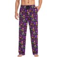 thumbnail image 3 of GZHJMY Mardi Gras Pajama Pants for Men, Lounge Pants Lightweight Men Pajama Bottoms with Drawstring Pockets, Christmas New Year Birthday Gifts, X-Large, 3 of 6