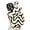 Black, variant on Compatible with iPhone 12 Case,Cute Wave Zebra Stripes Pattern Design,Soft PU Leather Silicone Thin Slim Phone case Shockproof Protective Girly for Women Girls-Black