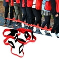 thumbnail image 3 of 2 Pieces for 8 Players, Secure Tram Connectors, Outdoor Team Challenge Equipment Giants' Footsteps Game Set, 3 of 8