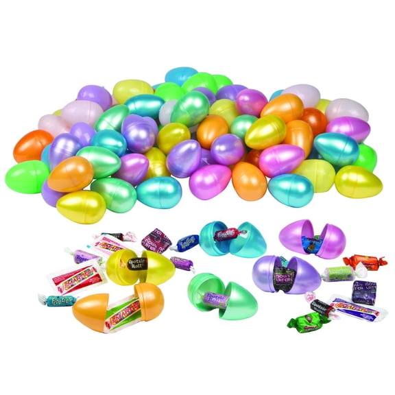Fun Express Candy-Filled Easter Eggs, 1000Pack, Assorted Colors