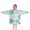 Green And White, variant on Green and White Geometric Quatrefoil Pattern Blanket Hoodies for Kids 6-13YR Oversize Wearable Blanket Hoodies for Boys Girls Teens