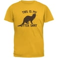 thumbnail image 1 of This Is My Otter Shirt Gold Adult T-Shirt, 1 of 1