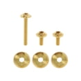thumbnail image 1 of Tornillos para Parabrisas Unique Bargains para Harley Davidson Street Glide/ Street Glide Specials 2014-en adelante 3 Pcs Tornillos 3 Pcs Arandelas Aleación de Titanio Tono Dorado, 1 of 6