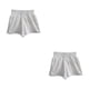 thumbnail image 2 of Minnieouse Pantalones cortos de algodón y poliéster para mujer, pantalones de chándal de verano para niñas que reemplazan adelgazantes, Blanco L 2Conjunto, 2 of 6