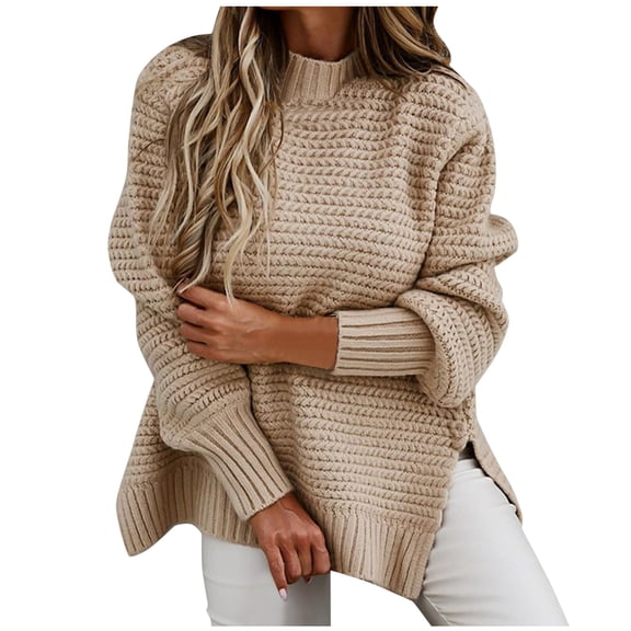 Womens Boho Open Front Cardigan Colorblock Long Sleeve Loose Knit Lightweight Sweaters Lightweight Winter Jacket for Women Cardigan with Pockets And Buttons for Women Women Sweaters plus Size Vests