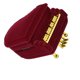thumbnail image 5 of Caja creativa de franela para guardar anillos y aretes, con forma de piano, color rojo, 5 of 7