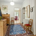 thumbnail image 2 of Balacho Farmhouse Floral Bohemian Faux Wool Area Rug,6' x 9', Blue, 2 of 9