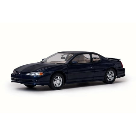2000 Chevy Monte Carlo SS, Navy Blue - Sun Star 1986 - 1/18 Scale Diecast Model Toy (Best Year For Monte Carlo Ss)