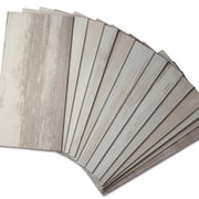Con-Tact Brand 6 x 12 Vintage Wood Faux Wallboard Wall Tiles, for Kitchen Bedroom 24 Piece