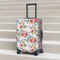 thumbnail image 6 of Disketp Rose Flowers Elastic Travel Luggage Cover Travel Suitcase Protective Cover For Trunk Case Apply To 18''-32'' Suitcase Cover-Small, 6 of 7