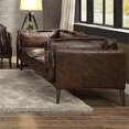 thumbnail image 2 of ACME Loveseat Distress Chocolate Top Grain Leather, 2 of 2