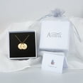 thumbnail image 2 of Personalized Gold Initial Date Disc Necklace - Mother's Day Gift for Mom - Engravable Jewelry for Her - Custom Anniversary Pendant - Ships Next Day!, 2 of 10
