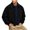 Black, variant on Jacket for Men Solid Color Turndown Collar Zip Up Jackets With Pockets Long Sleeve Casual Tops