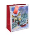 thumbnail image 1 of Eurowrap - Bolsa de Regalo Diseño Escena Navideña - Pack de 12 (Rojo, Blanco, Verde), 1 of 2