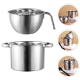 thumbnail image 4 of 1 Set of Double Boiler Pot Stainless Steel Melting Pot Cheese Butter Heating Pot Kitchen Supply, 4 of 9