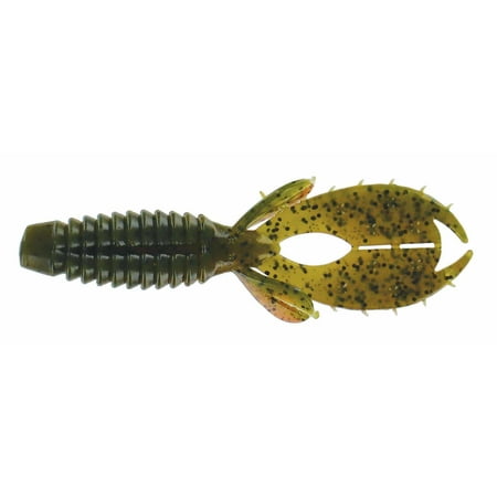 Big Bite Baits YoMama Soft Plastic Creature Bait (Watermelon/Pumpkinseed 4 inch)