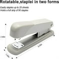 thumbnail image 2 of offwhite Modern Office Stapler, 25 Sheet Capacity, Automatic, Includes 1000 Staples and Staple Remover, 2 of 6